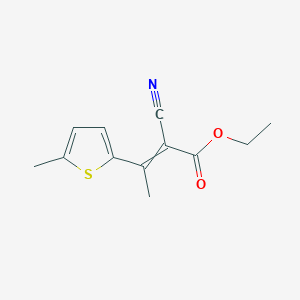 ethyl 2-cyano-3-(5-methylthiophen-2-yl)but-2-enoate