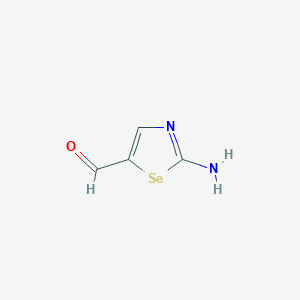 2-Amino-1,3-selenazole-5-carbaldehyde