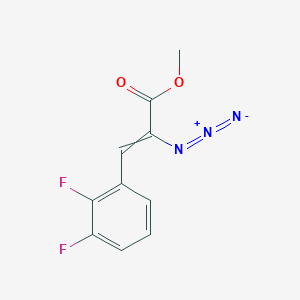 methyl 2-azido-3-(2,3-difluorophenyl)prop-2-enoate