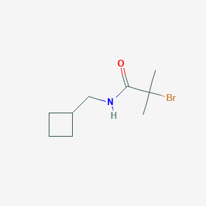 molecular formula C9H16BrNO B1408433 2-Bromo-N-(cyclobutylmethyl)-2-methylpropanamide CAS No. 1595783-28-0