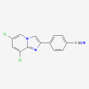 4-(6,8-Dichloroimidazo[1,2-a]pyridin-2-yl)benzonitrile