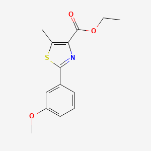 2-(3-Methoxyphenyl)-5-methylthiazole-4-carboxylic acid ethyl ester