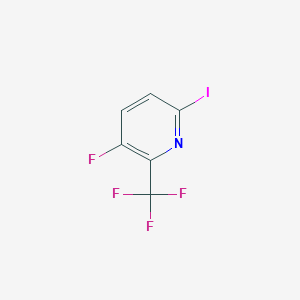 3-Fluoro-6-iodo-2-(trifluoromethyl)pyridine
