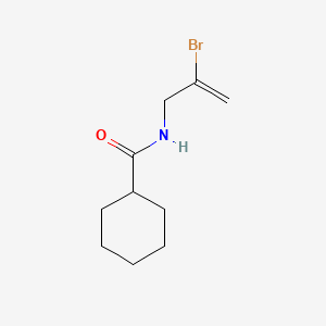 Cyclohexanecarboxamide, N-(2-bromoallyl)-