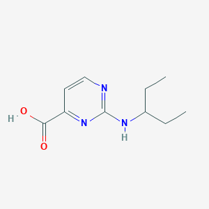 2-(Pentan-3-ylamino)pyrimidine-4-carboxylic acid