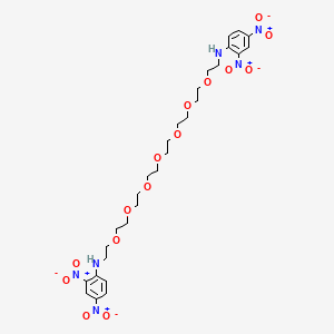 N1,N23-Bis(2,4-dinitrophenyl)-3,6,9,12,15,18,21-heptaoxatricosane-1,23-diamine