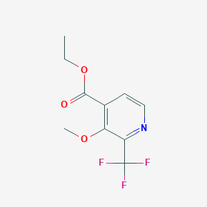 B1408454 Ethyl 3-methoxy-2-(trifluoromethyl)isonicotinate CAS No. 1227509-19-4