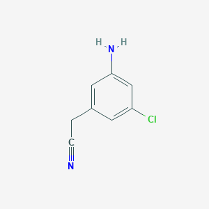 2-(3-Amino-5-chlorophenyl)acetonitrile