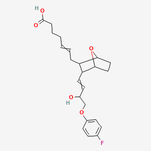 7-[3-[4-(4-Fluorophenoxy)-3-hydroxybut-1-enyl]-7-oxabicyclo[2.2.1]heptan-2-yl]hept-5-enoic acid