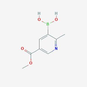 (5-(Methoxycarbonyl)-2-methylpyridin-3-yl)boronic acid