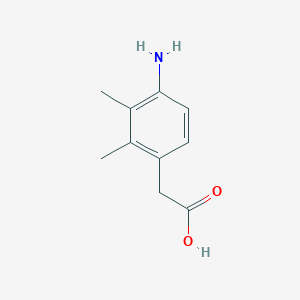 molecular formula C10H13NO2 B14084600 (4-Amino-2,3-dimethylphenyl)acetic acid 