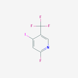 B1408463 2-Fluoro-4-iodo-5-(trifluoromethyl)pyridine CAS No. 1227561-56-9
