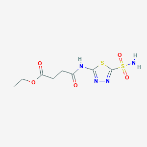 B140847 Ethylsuccinylazolamide CAS No. 129504-07-0