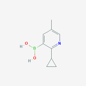 (2-Cyclopropyl-5-methylpyridin-3-yl)boronic acid