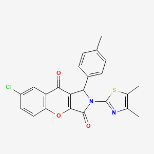 7-Chloro-2-(4,5-dimethyl-1,3-thiazol-2-yl)-1-(4-methylphenyl)-1,2-dihydrochromeno[2,3-c]pyrrole-3,9-dione