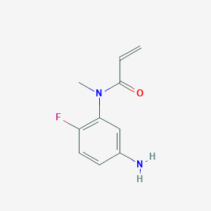 B1408494 N-(5-Amino-2-fluorophenyl)-N-methylacrylamide CAS No. 1706432-00-9