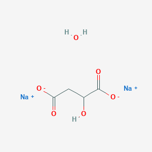 molecular formula C4H6Na2O6 B1408499 dl-苹果酸二钠水合物 CAS No. 64887-73-6