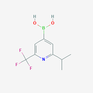 (2-Isopropyl-6-(trifluoromethyl)pyridin-4-yl)boronic acid