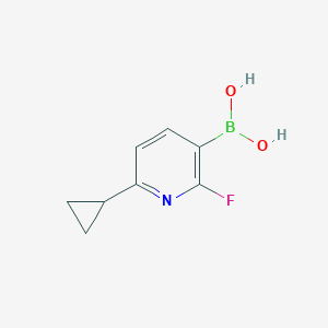 (6-Cyclopropyl-2-fluoropyridin-3-yl)boronic acid