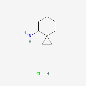 molecular formula C8H16ClN B1408508 Spiro[2.5]oct-4-ylamine hydrochloride CAS No. 1965308-89-7