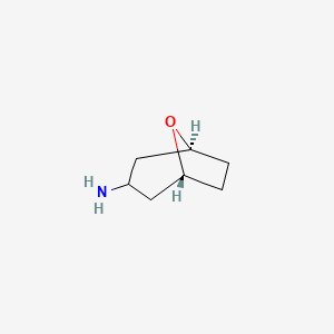 molecular formula C7H13NO B1408515 endo-8-Oxabicyclo[3.2.1]octan-3-amine CAS No. 693249-62-6