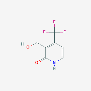 molecular formula C7H6F3NO2 B1408524 2-Hydroxy-4-(trifluoromethyl)pyridine-3-methanol CAS No. 1227602-26-7