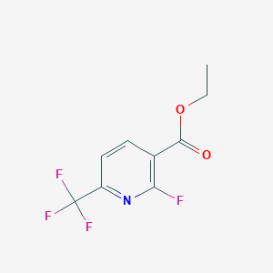 molecular formula C9H7F4NO2 B1408525 Ethyl 2-fluoro-6-(trifluoromethyl)nicotinate CAS No. 1227593-76-1