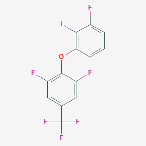 1,3-Difluoro-2-(3-fluoro-2-iodo-phenoxy)-5-(trifluoromethyl)benzene