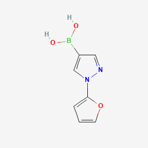 (1-(Furan-2-yl)-1H-pyrazol-4-yl)boronic acid