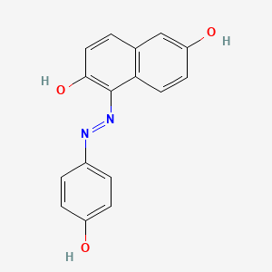 1-(4-Hydroxyphenylazo)-naphthalene-2,6-diol