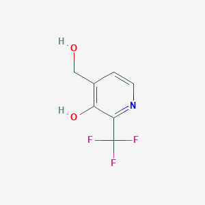 molecular formula C7H6F3NO2 B1408559 3-Hydroxy-2-(trifluoromethyl)pyridine-4-methanol CAS No. 1227515-05-0