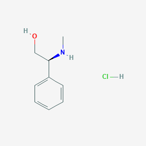 molecular formula C9H14ClNO B1408565 (S)-2-(甲基氨基)-2-苯乙醇盐酸盐 CAS No. 1810074-71-5