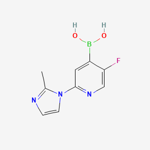 (5-Fluoro-2-(2-methyl-1H-imidazol-1-yl)pyridin-4-yl)boronic acid