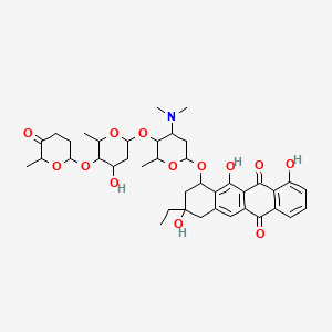 10-Decarbomethoxyaclacinomycin A