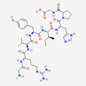 molecular formula C42H65N13O10 B1408576 (Sar1,Gly8)-Angiotensin II CAS No. 51887-62-8