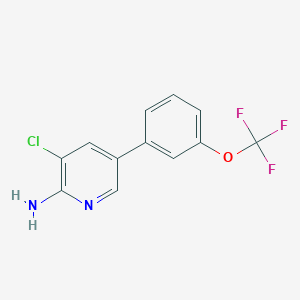 3-Chloro-5-(3-(trifluoromethoxy)phenyl)pyridin-2-amine