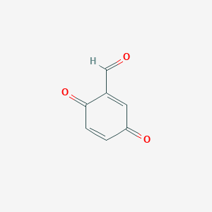 1,4-Cyclohexadiene-1-carboxaldehyde, 3,6-dioxo-