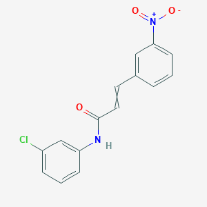 N-(3-chlorophenyl)-3-(3-nitrophenyl)acrylamide