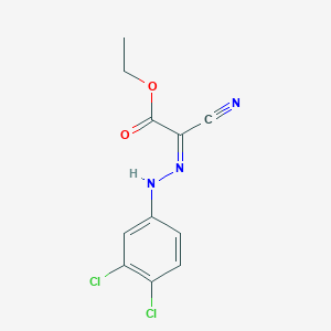 ethyl (2Z)-2-cyano-2-[(3,4-dichlorophenyl)hydrazinylidene]acetate