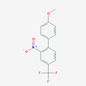 1-(4-Methoxyphenyl)-2-nitro-4-(trifluoromethyl)benzene