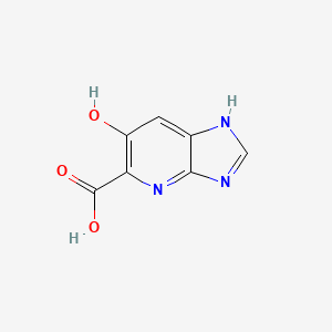 molecular formula C7H5N3O3 B1408597 6-羟基-3H-咪唑并[4,5-b]吡啶-5-羧酸 CAS No. 1820703-19-2