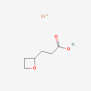 Lithium salt;3-(oxetan-2-yl)propanoic acid