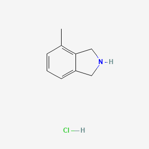 molecular formula C9H12ClN B1408617 4-Methylisoindoline hydrochloride CAS No. 1956331-04-6