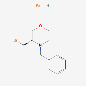 (S)-4-Benzyl-3-(bromomethyl)morpholine hydrobromide