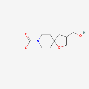 molecular formula C14H25NO4 B1408630 8-Boc-1-oxa-8-azaspiro[4.5]decane-3-methanol CAS No. 1330763-99-9