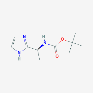 tert-butyl N-[(1S)-1-(1H-imidazol-2-yl)ethyl]carbamate