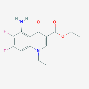 Ethyl 5-amino-1-ethyl-6,7-difluoro-4-oxoquinoline-3-carboxylate