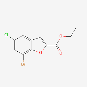 Ethyl 7-bromo-5-chloro-1-benzofuran-2-carboxylate
