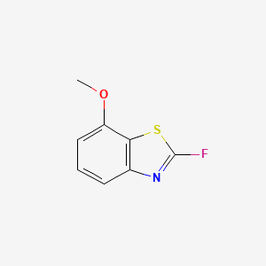 molecular formula C8H6FNOS B1408643 2-Fluoro-7-methoxybenzothiazole CAS No. 1261460-98-3