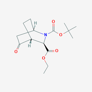 Ethyl (1R,3R,4R)-rel-2-Boc-5-oxo-2-azabicyclo[2.2.2]octane-3-carboxylate